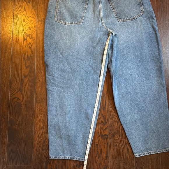 OLD NAVY Balloon Fit Ankle Size 14 Classic Blue Denim Jeans - Picture 10 of 11